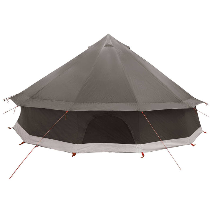 Tipi telt med tag Brun Grå 600 x 600 x 350 cm Polyester og Stål