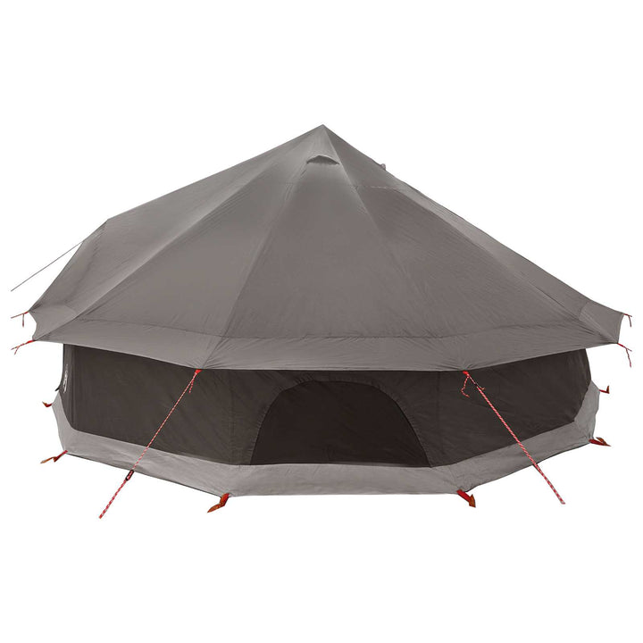 Tipi telt med tag Brun Grå 600 x 600 x 350 cm Polyester og Stål