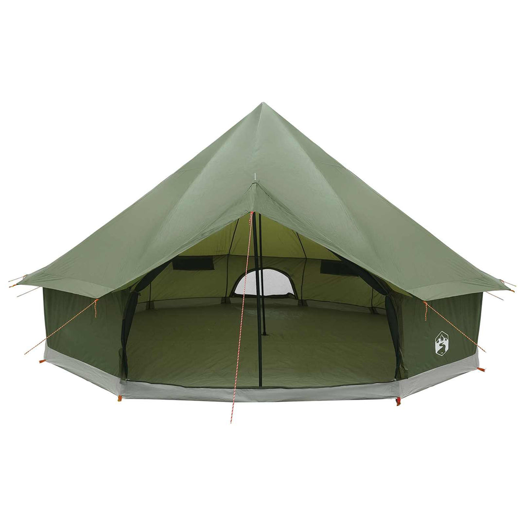 Tipi telt Olivengrøn 500 x 500 x 300 cm Polyester og Stål