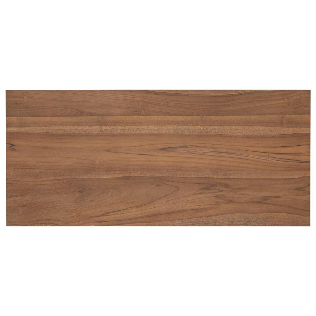 Bord Naturfarvet Massiv Teaktræ 100 x 45 x 75cm