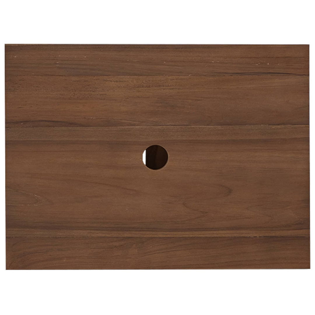 Badeværelsesskab Naturfarvet 60 x 45 x 75 cm Massiv Teaktræ