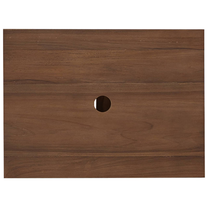 Badeværelsesskab Naturfarvet 60 x 45 x 75 cm Massiv Teaktræ