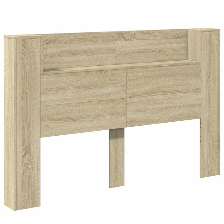 Hovedgærde kabinet med LED Sonoma 160 x 16,5 x 103,5 cm