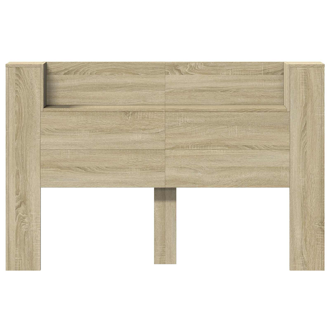 Hovedgærde kabinet med LED Sonoma 160 x 16,5 x 103,5 cm