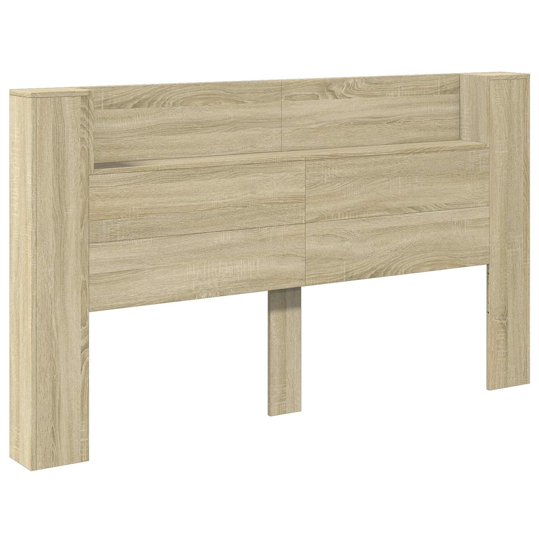 Hovedgærde kabinet med LED Sonoma 180 x 16,5 x 103,5 cm