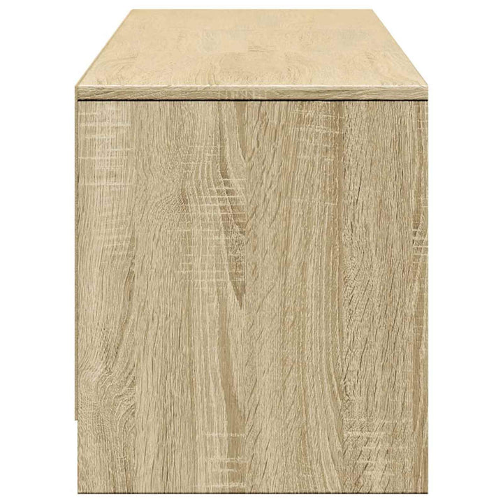 TV-skab med LED Sonoma 165 x 34 x 40 cm Konstrueret træ