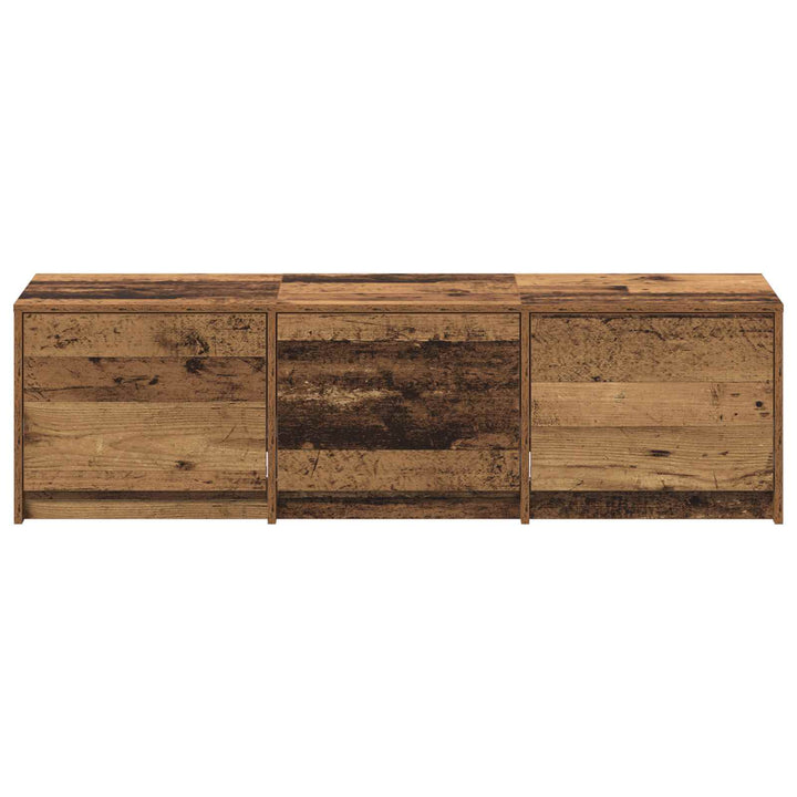 TV-skab 140 x 34 x 40 cm Gammelt træ Konstrueret træ