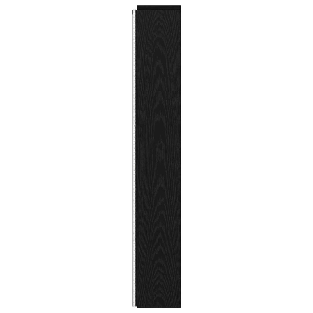 Hovedgærde kabinet med LED Sort Eg 160 x 16,5 x 103,5 cm