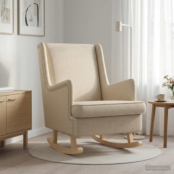 Gyngestol Creme 62 x 80 x 85 cm Stof