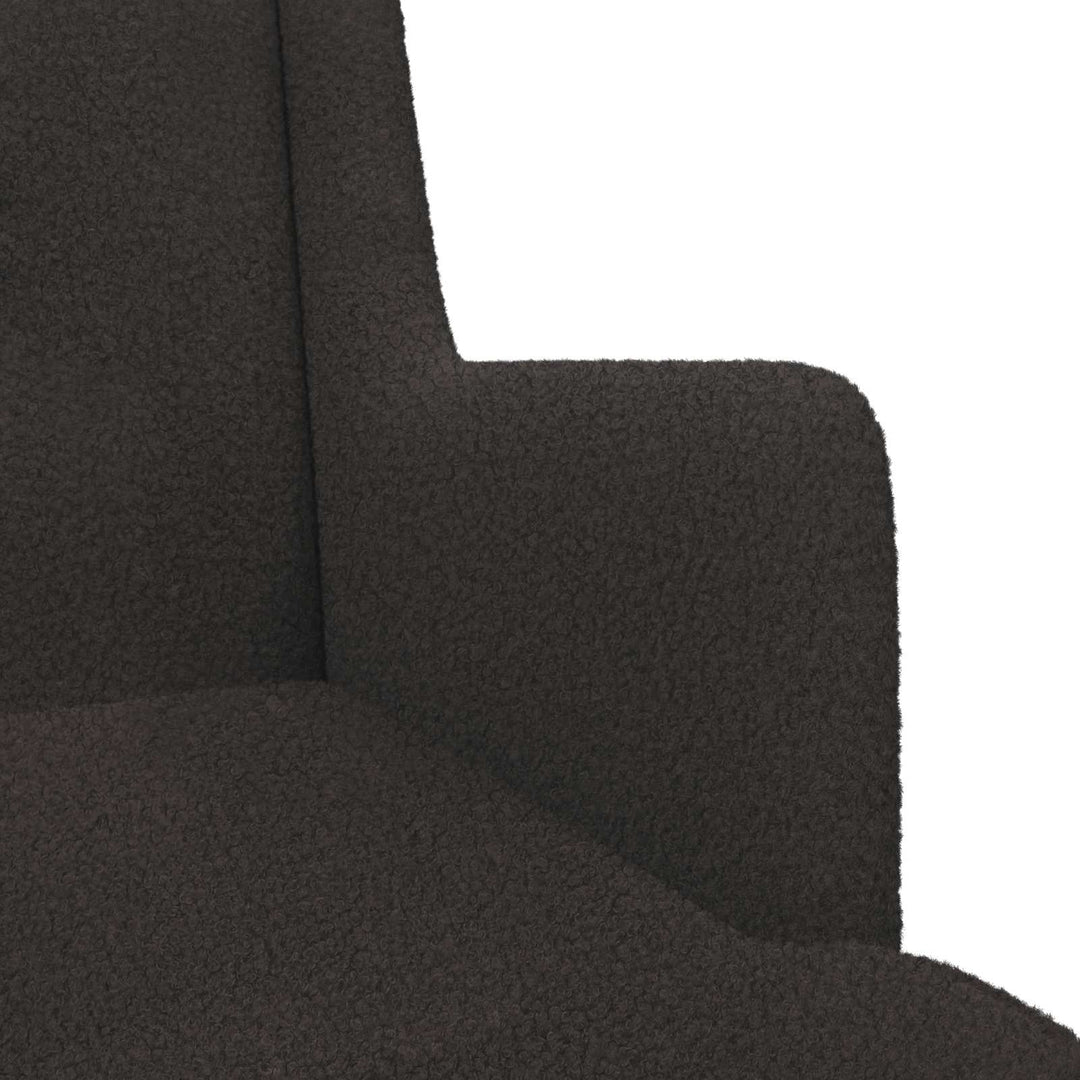 Gyngestol Sort 62 x 80 x 85 cm Bouclé