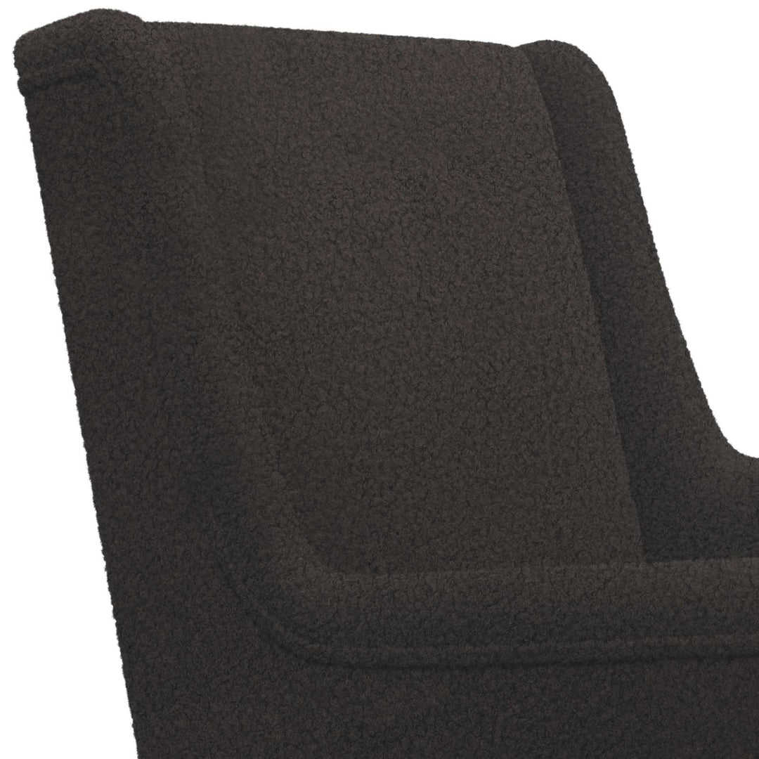Gyngestol Sort 62 x 80 x 85 cm Bouclé