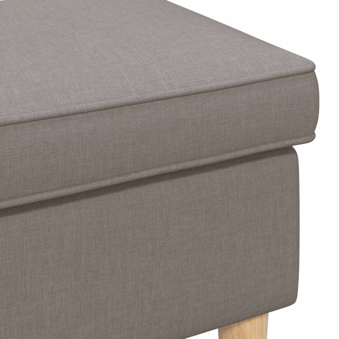 Fodskammel Gråbrun 55 x 35 x 41 cm