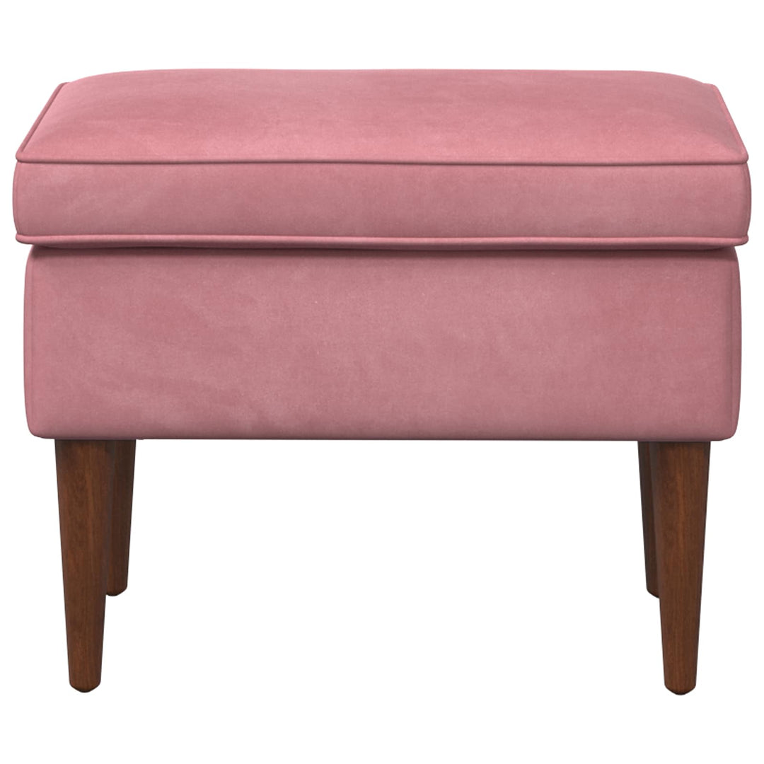 Fodskammel Lyserød 55 x 35 x 41 cm Fløjl