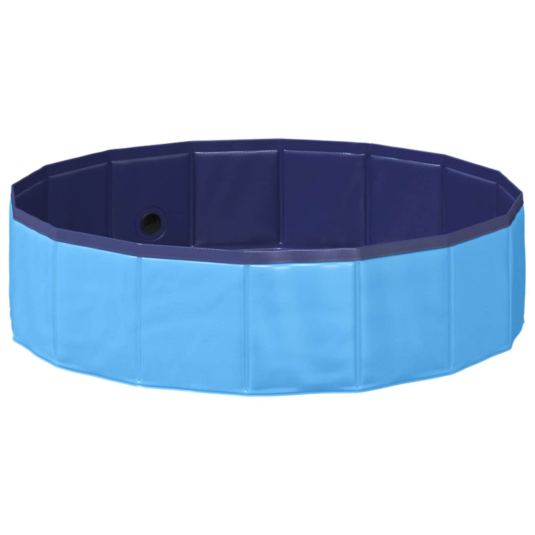 Børne svømmepool Blå Ø 80 x 20 cm Tykt PVC og konstrueret træ