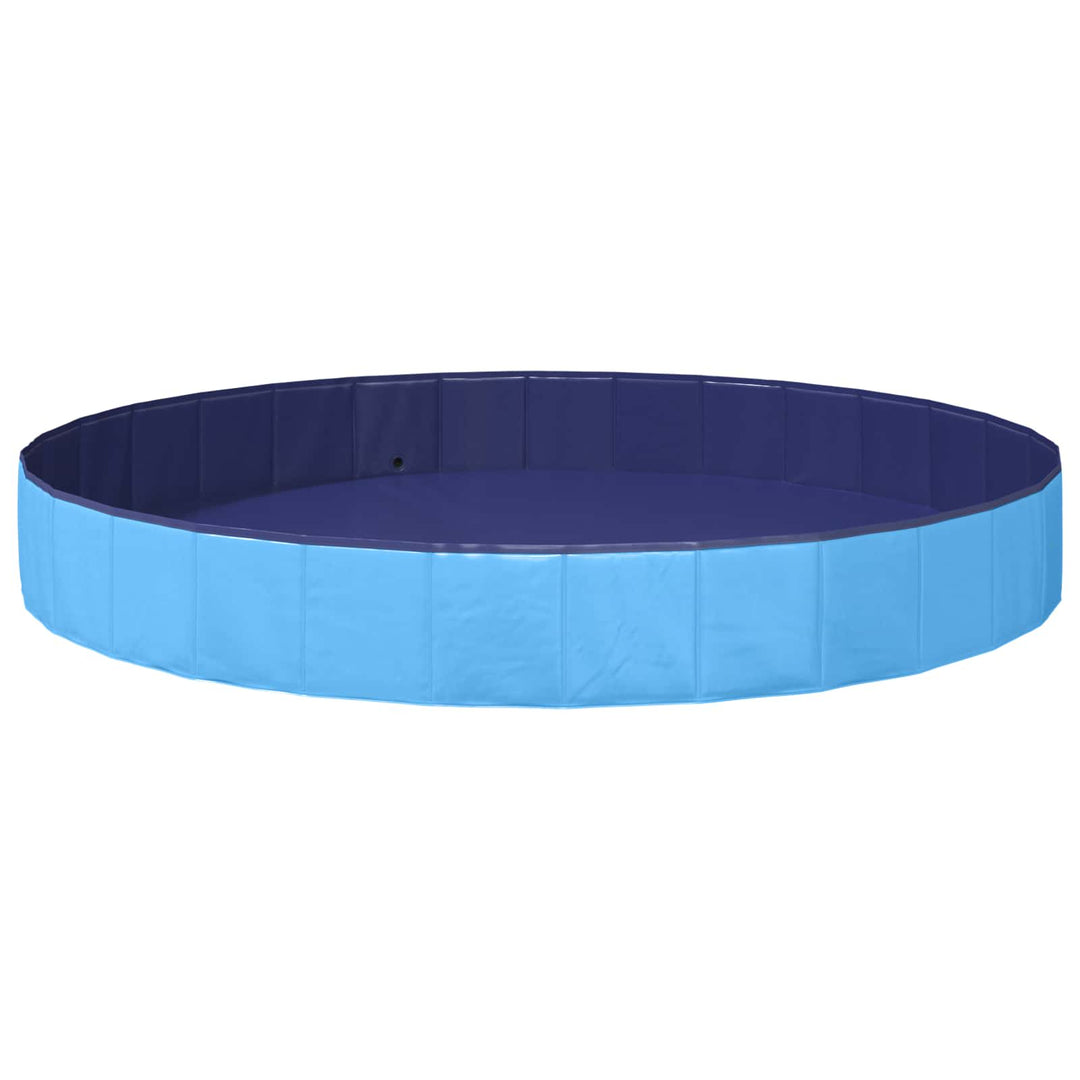 Børne svømmepool Blå Ø300 x 38 cm Tykt PVC og konstrueret træ