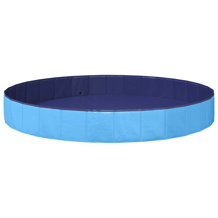 Børne svømmepool Blå Ø300 x 38 cm Tykt PVC og konstrueret træ
