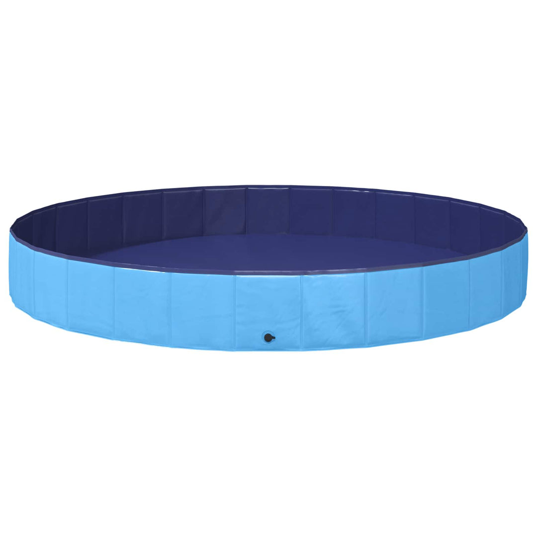 Børne svømmepool Blå Ø300 x 38 cm Tykt PVC og konstrueret træ