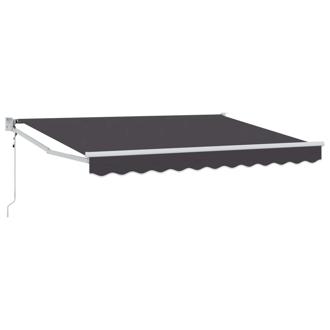 Markise Antracit 2,5 x 2 m Polyester og metal