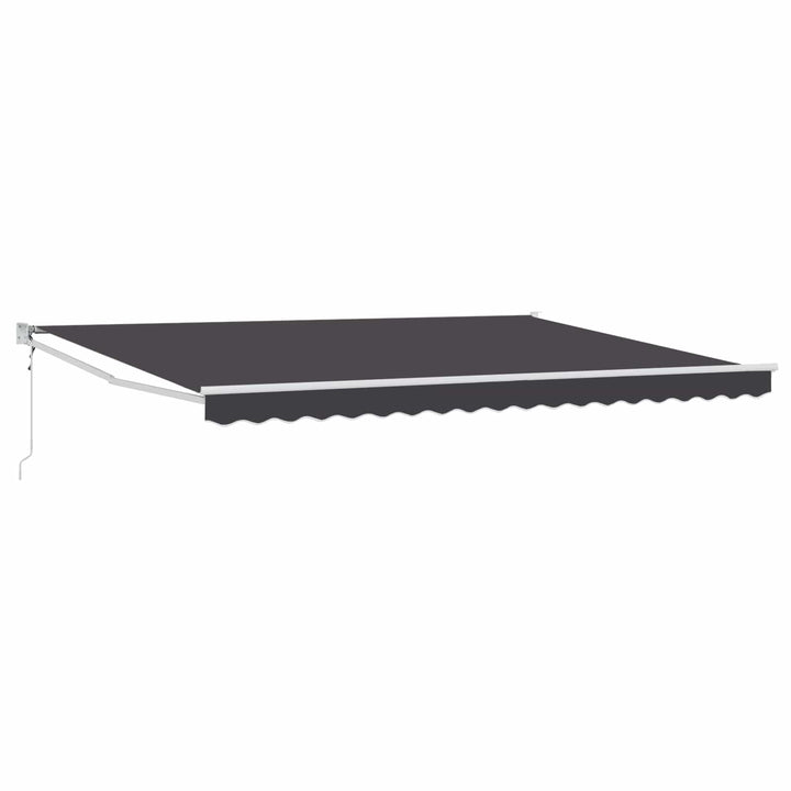 Markise Antracit 4 x 2 m Polyester og metal
