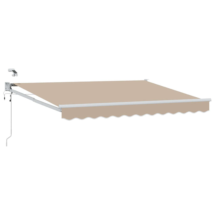 Elektrisk Utrækkelig Markise Beige 3,5 x 2 m