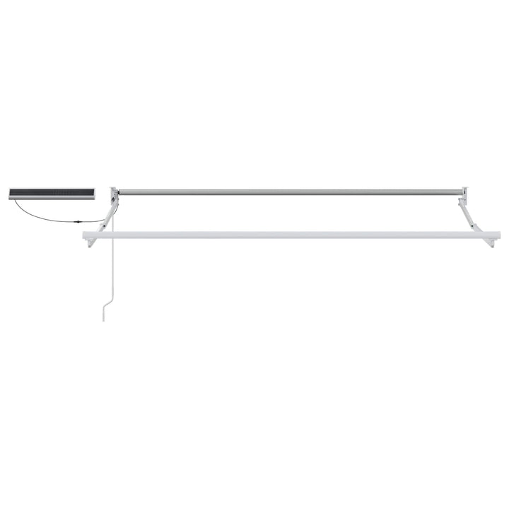 Elektrisk Utrækkelig Markise Hvid 3,5 x 2,5 m
