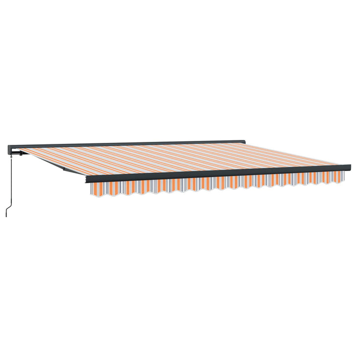 Utrækkelig Markise Orange og Grå 400 × 300 cm