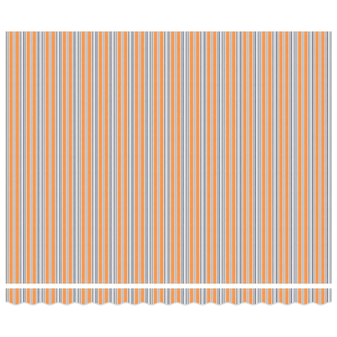 Utrækkelig Markise Orange og Grå 400 × 300 cm