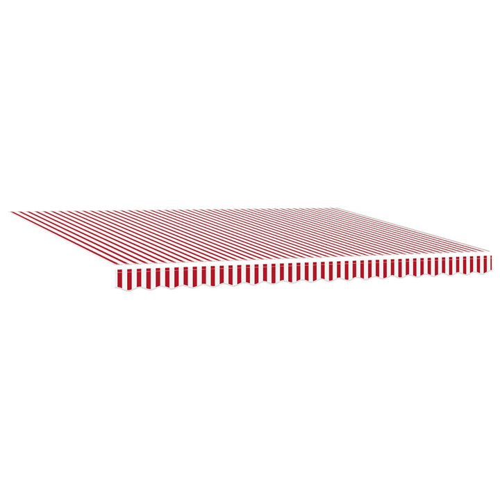 Manuel markise-ramme med LED-lys 4,5 × 3,5 m