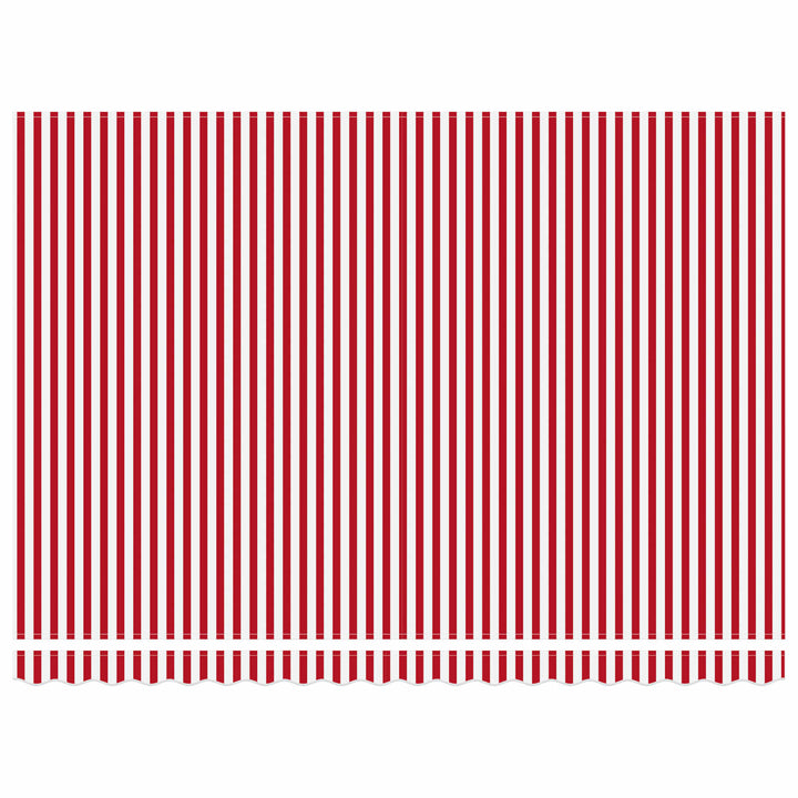 Manuel markise-ramme med LED-lys 4,5 × 3,5 m