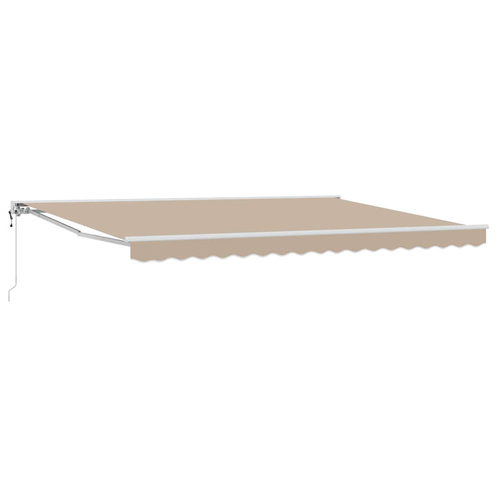 Elektrisk Utrækkelig Markise Beige 4,5 × 3,5 m