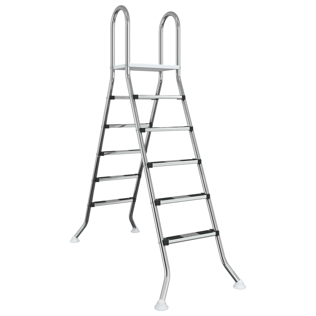 Stige til overjordisk pool 224 x 175 cm 5-trins