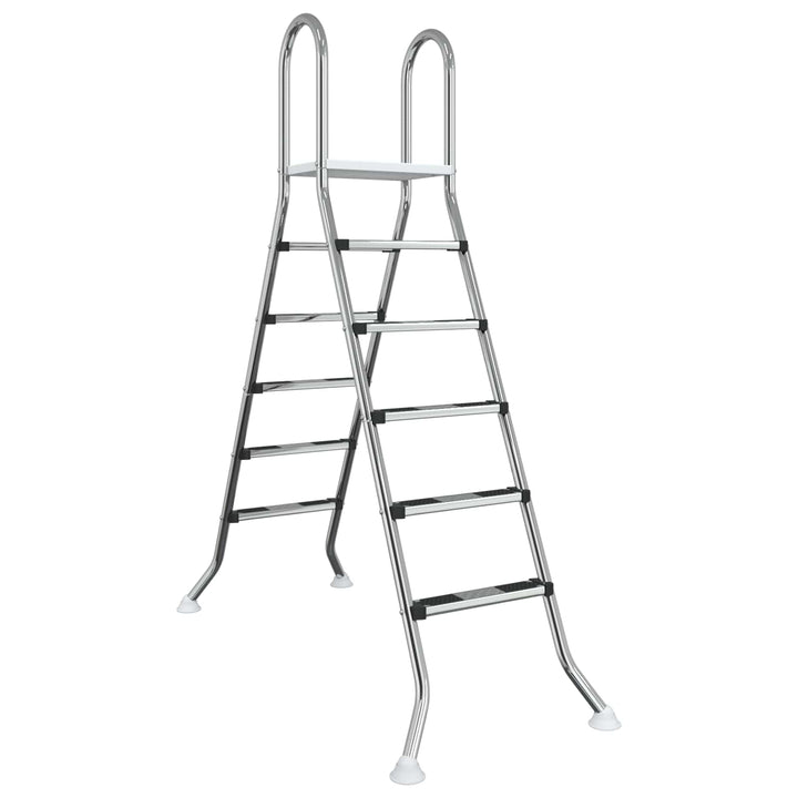 Stige til overjordisk pool 224 x 175 cm 5-trins