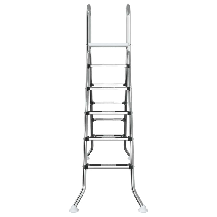 Stige til overjordisk pool 224 x 175 cm 5-trins