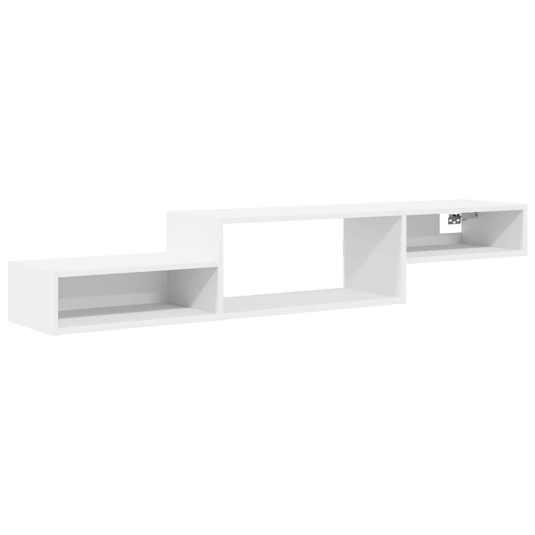 Væghængt TV Skab Vægmonteret Hvid 150 x 28 x 26 cm