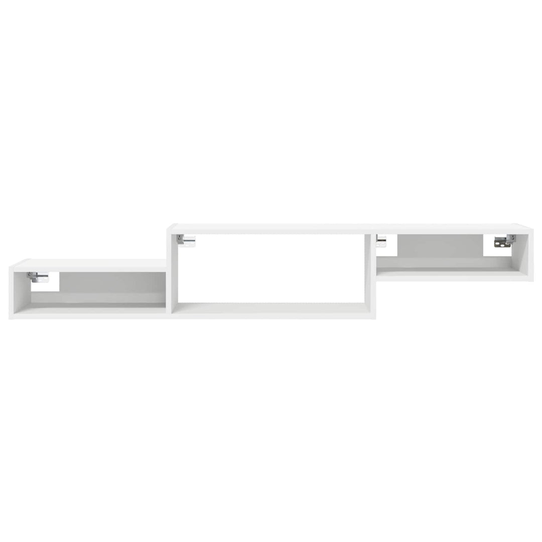 Væghængt TV Skab Vægmonteret Hvid 150 x 28 x 26 cm