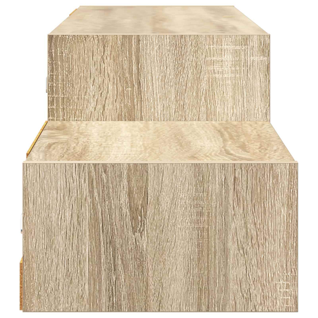 Væghængt TV Skab Vægmonteret Sonoma-eg 150 x 28 x 26 cm
