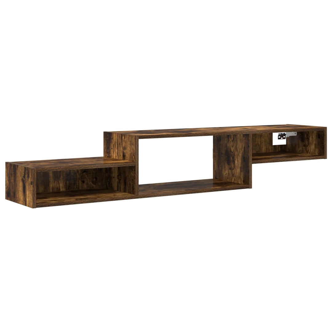 Væghængt TV Skab Vægmonteret Røget eg 150 x 28 x 26 cm