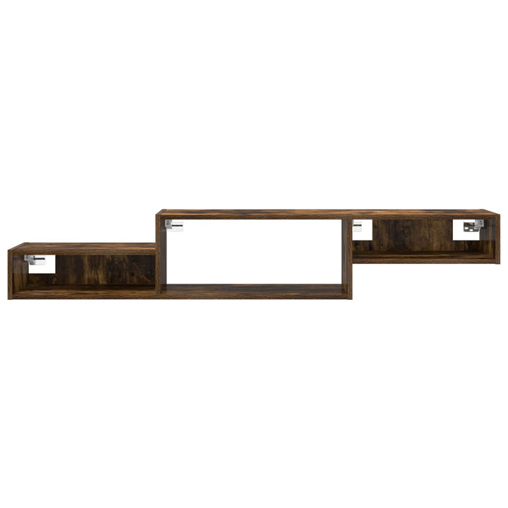 Væghængt TV Skab Vægmonteret Røget eg 150 x 28 x 26 cm