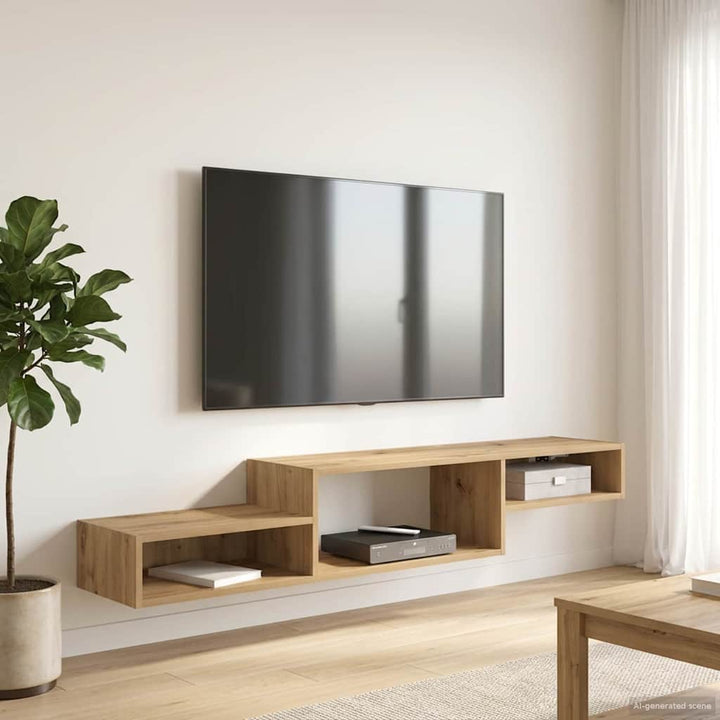 Væghængt TV Skab Vægmonteret Artisan-eg 150 x 28 x 26 cm