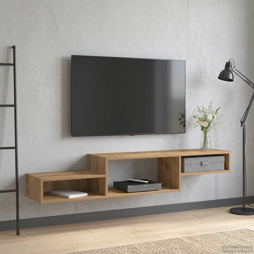 Væghængt TV Skab Vægmonteret Artisan-eg 150 x 28 x 26 cm