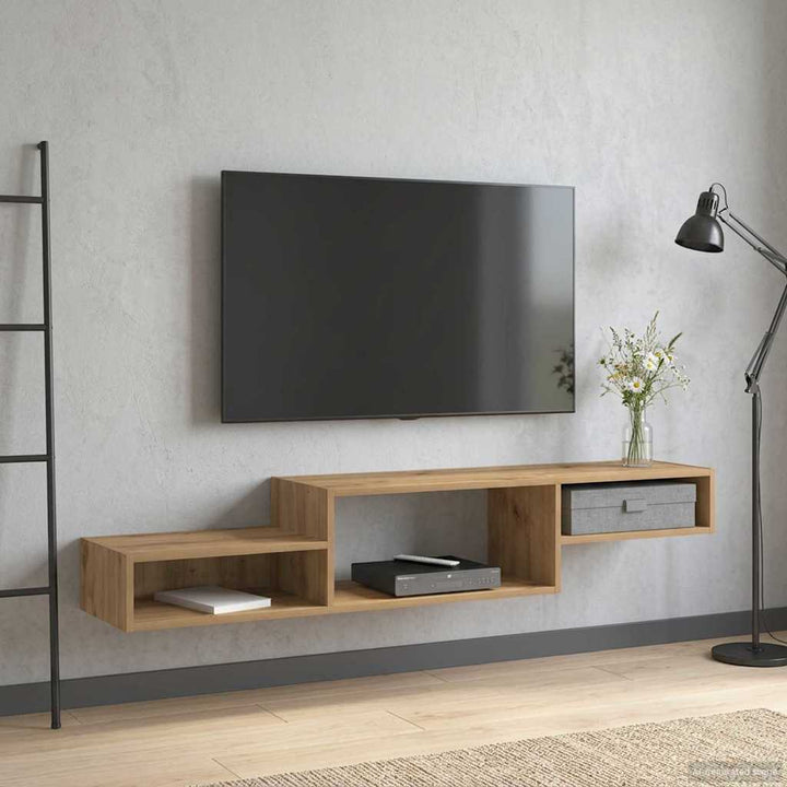 Væghængt TV Skab Vægmonteret Artisan-eg 150 x 28 x 26 cm