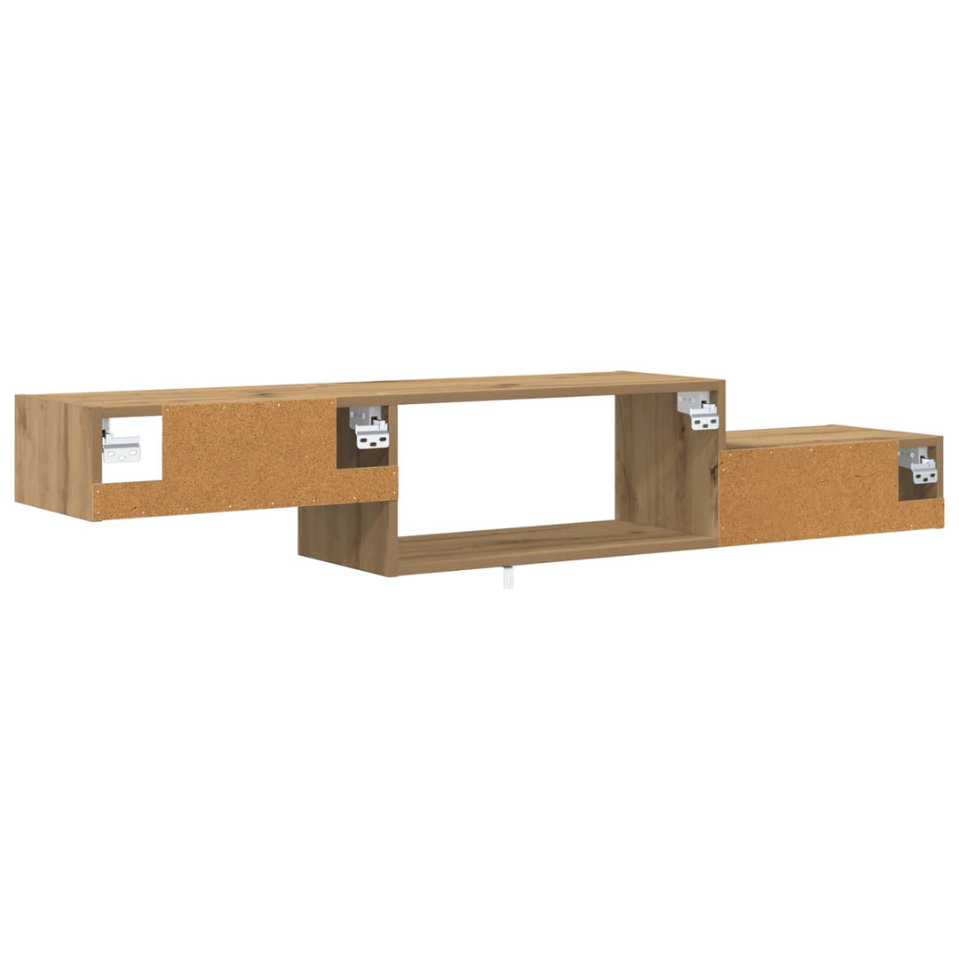 Væghængt TV Skab Vægmonteret Artisan-eg 150 x 28 x 26 cm