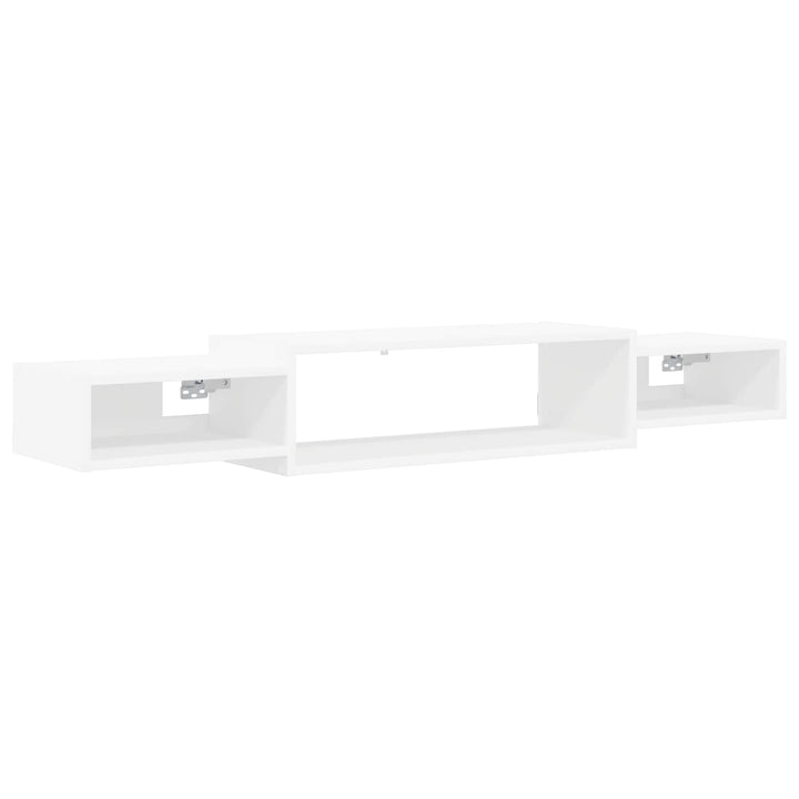 Væghængt TV Skab Vægmonteret Hvid 140 x 28 x 21 cm