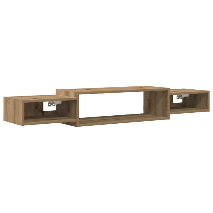 Væghængt TV Skab Vægmonteret Artisan-eg 140 x 28 x 21 cm