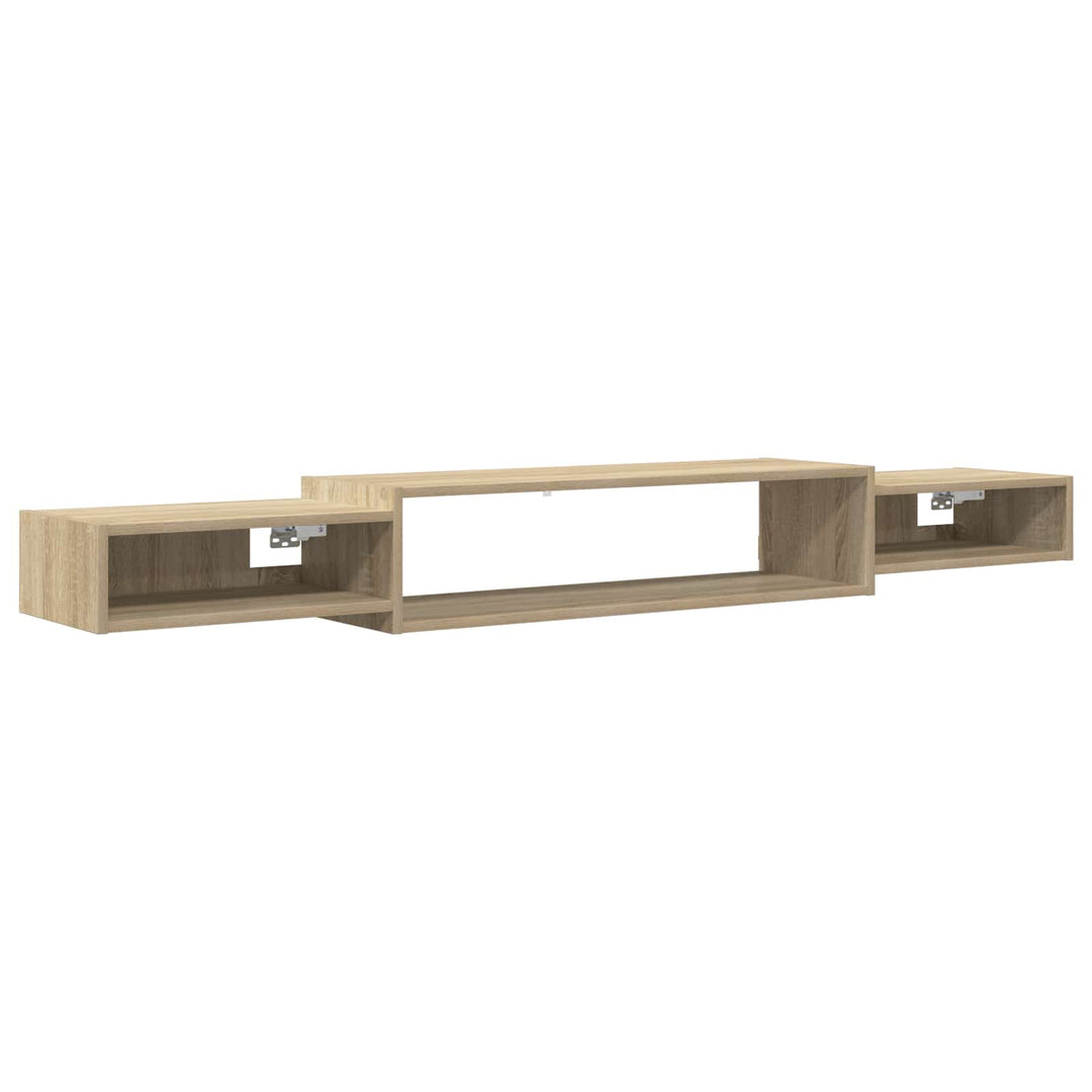 Væghængt TV Skab Vægmonteret Sonoma-eg 180 x 28 x 21 cm