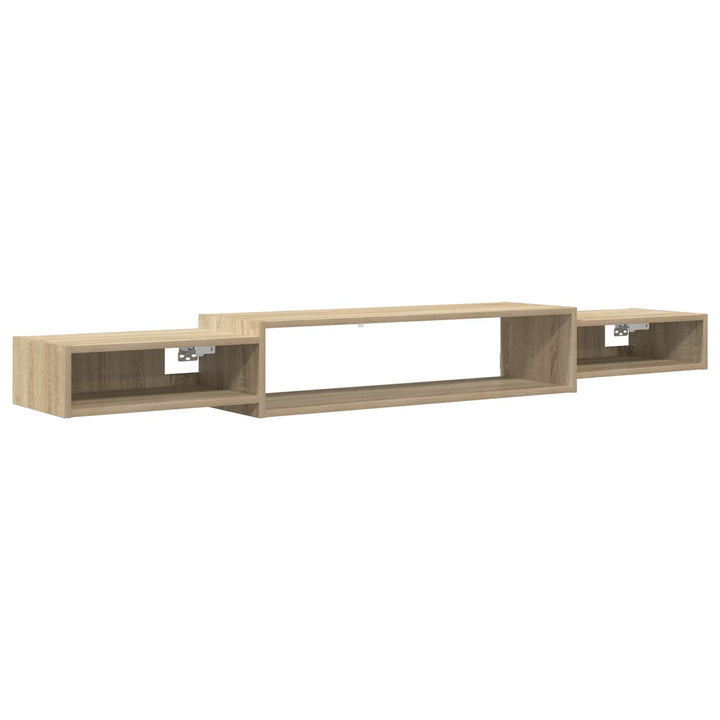 Væghængt TV Skab Vægmonteret Sonoma-eg 180 x 28 x 21 cm