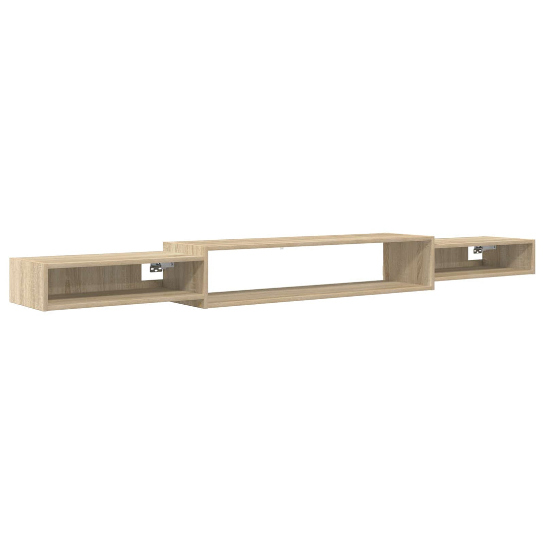 Væghængt TV Skab Vægmonteret Sonoma-eg 220 x 28 x 21 cm
