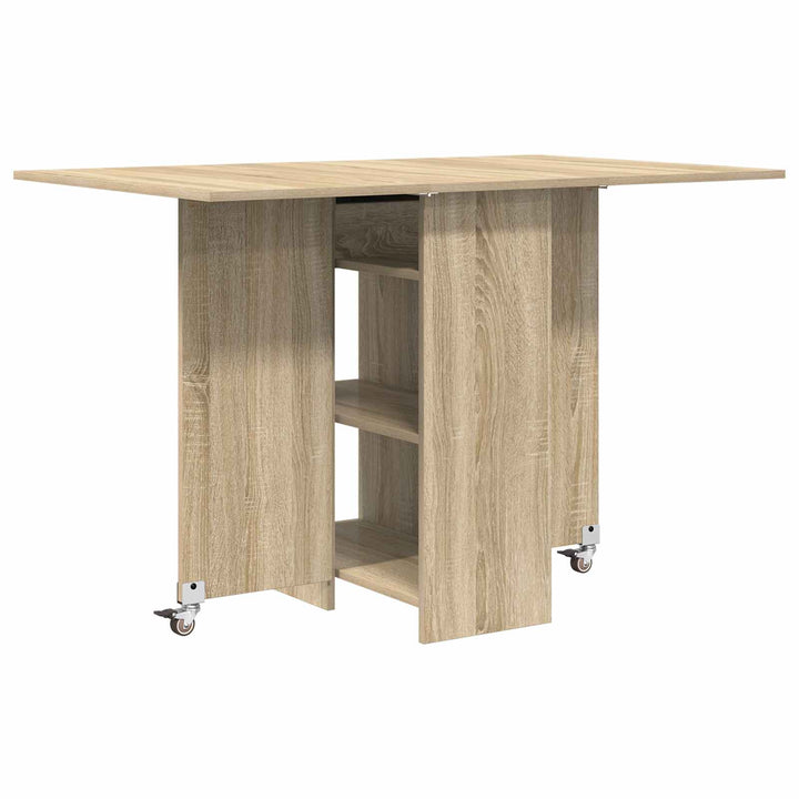 Spisebord 115 x 70 x 75 cm Konstrueret træ Sonoma-eg