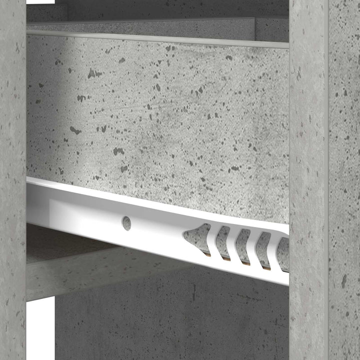 Spisebord 115 x 70 x 75 cm Konstrueret træ Betongrå Rektangulær