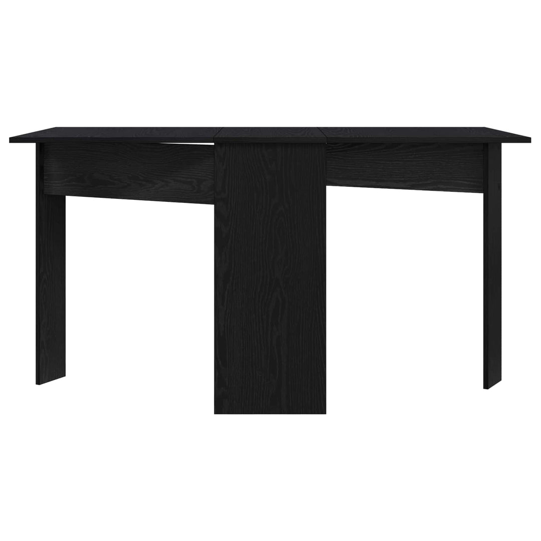 Spisebord 138 x 70 x 73,5 cm Konstrueret træ Sort eg